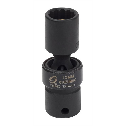 SUNEX 1/4 in. Drive 10 mm Impact Socket