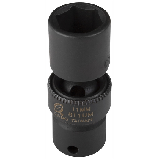SUNEX SOC 11MM 1/4D IMP UNIV 6PT