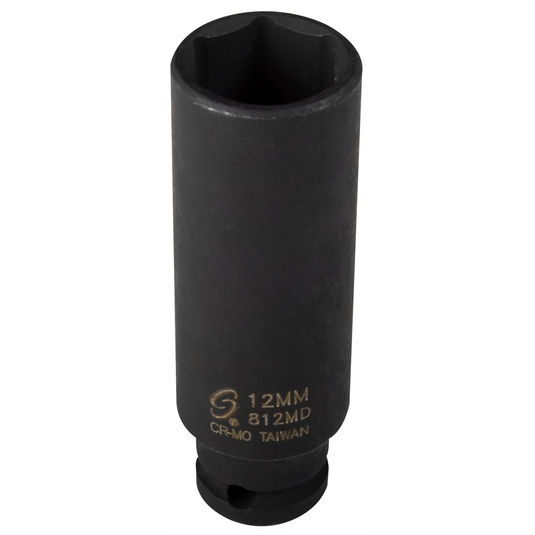 SUNEX SOC 12MM 1/4D IMP 6PT DP