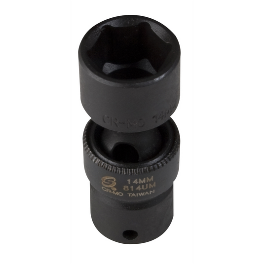 SUNEX SOC 14MM 1/4D IMP UNIV 6PT