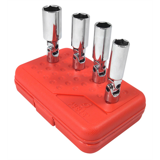 Sunex 3/8"" Drive 4 Piece SAE Universal Spark Plug Socket