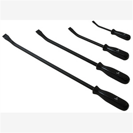 Sunex Pry Bar Set 4-Piece Bent End Black Ha