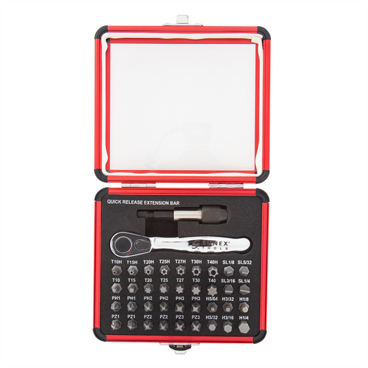SUNEX 38 pc. Mini Ratchet and Bit Set