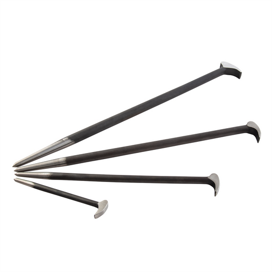 SUNEX PRY BAR SET 4 PC HOOK & POINT 6 12 16 & 20IN.