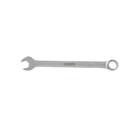 Sunex 18mm Full Polish Combination Wrench