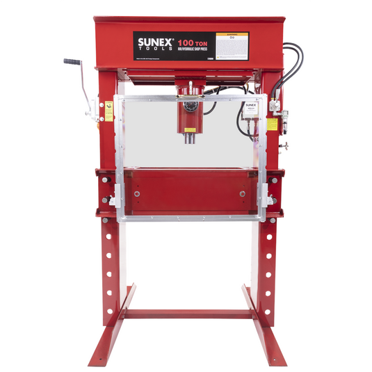 SUNEX 100 Ton Shop Press Shield