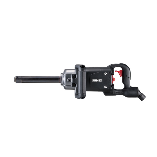 SUNEX 1 Inch Drive Magnesium Composite Impact Wrench with 6 Inch Anvil