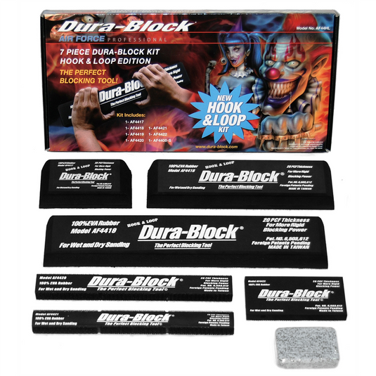 Trade Associates 7pc Dura-Block Hook & Loop Sanding Blocks