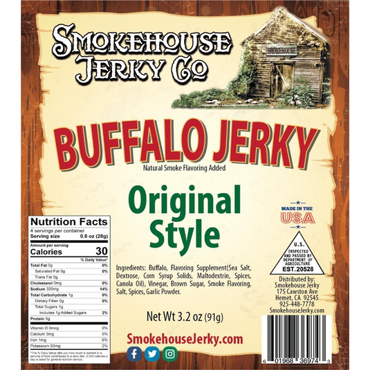 Tender Heifer Snack Co. Buffalo Original Style