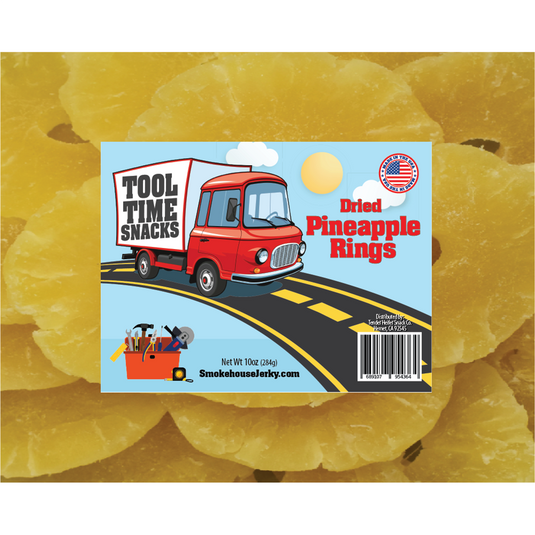 Tender Heifer Snack Co. Dried Pineapple Rings; Snack Items