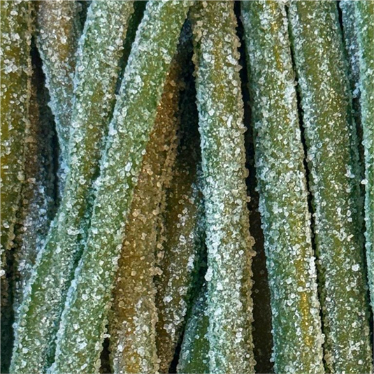 Tender Heifer Snack Co. Gummy Cream Filled Licorice Tubes Sour Watermelon Candy - 10 oz