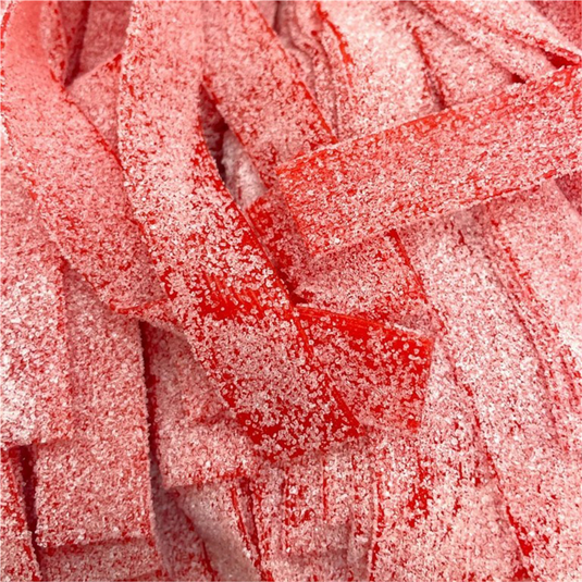 Tender Heifer Snack Co. Gummy Licorice Belts Sour Strawberry Candy - 10 oz