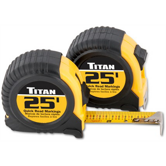 Titan 25 ft. 2 pk. Tape Measure