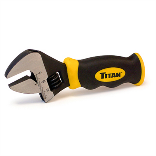 TITAN 8"" STUBBY ADJ WRENCH EA.