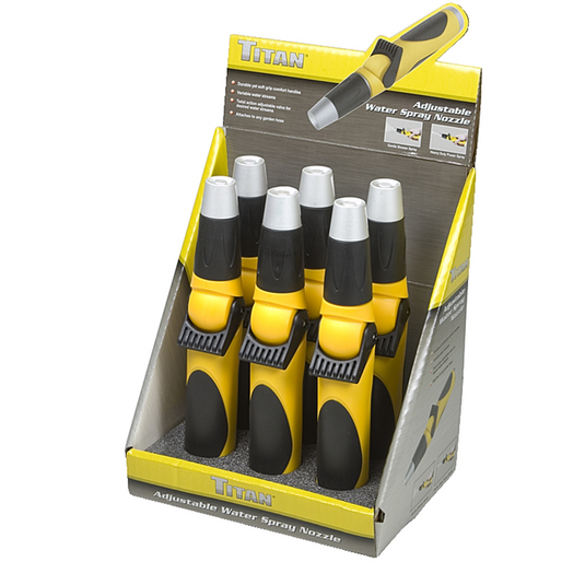 TITAN 6PC Water Spray Nozzle Display
