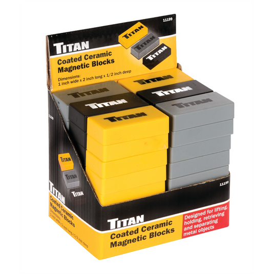 TITAN COATED CERAMIC MAGNETIC BLOCKS 48 PC