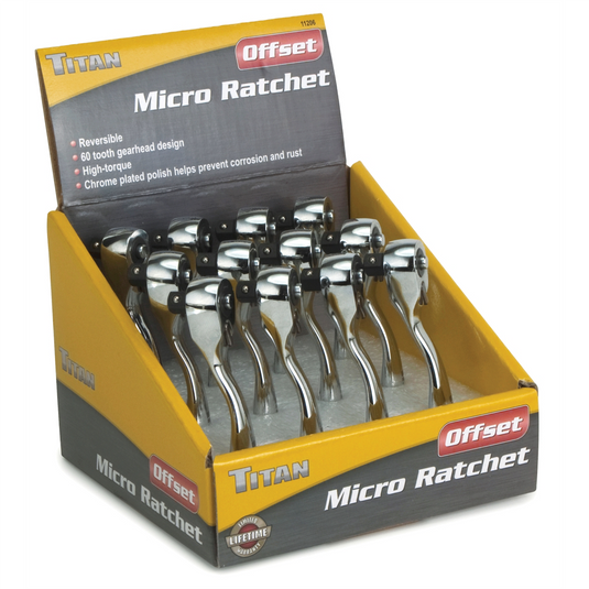 TITAN 12PK DISPLAY 11206 MICRO RATCH