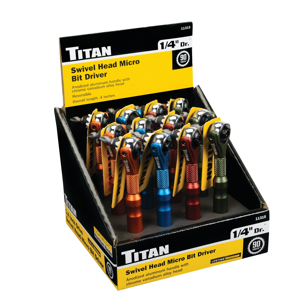 TITAN 1/4 Inch Drive Micro Bit Driver Counter Display – Mai Supplies