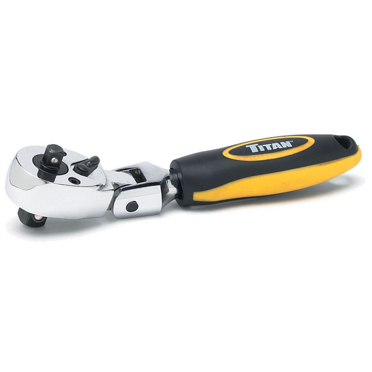 TITAN FLEX HD RATCHET STUBBY 1/4 &3/8"" DR