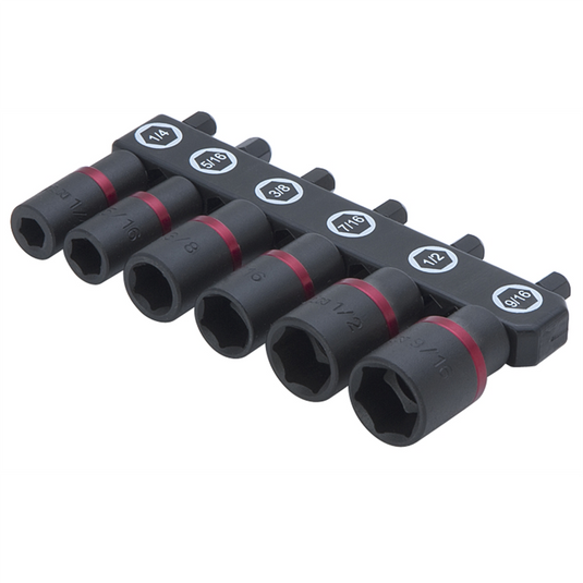 TITAN 6-PC SAE POWER NUT DRIVER SET