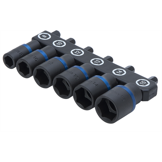TITAN 6-PC METRIC POWER NUT DRIVER SET
