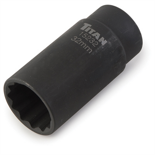 TITAN 32MM 1/2"" DR 12PT AXLE NUT SKT