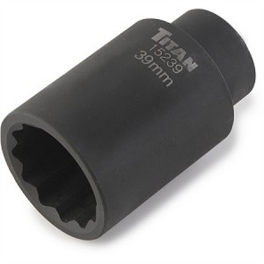 TITAN 39MM 12PT AXLE NUT