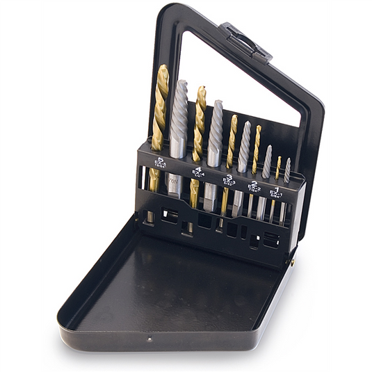 TITAN 10 Pc. Screw Extractor / Left Hand Dr