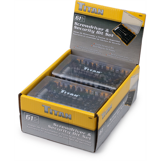 TITAN 4EA 61PC Bit Set Display