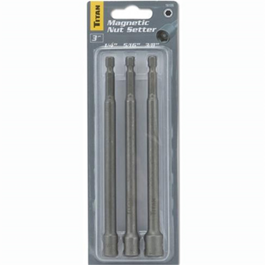 Star Asia Dba Titan 3pc Long Shank Magnetic Nut Setter Set