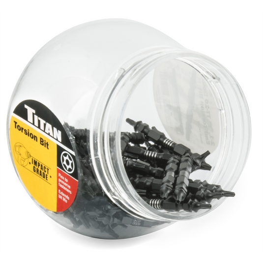 TITAN 50PC T10 Double Ended Torsion Bit Display