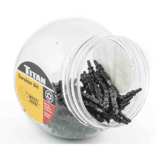 TITAN 50PC T15 Double Ended Torsion Bit Display