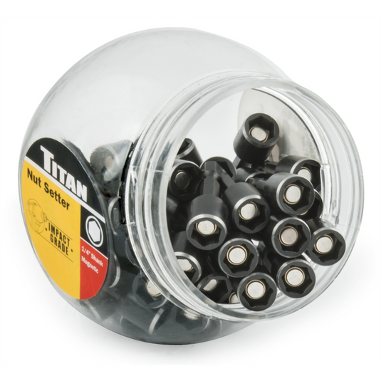 TITAN 50PC 3/8"" Magnetic Nut Setter Display
