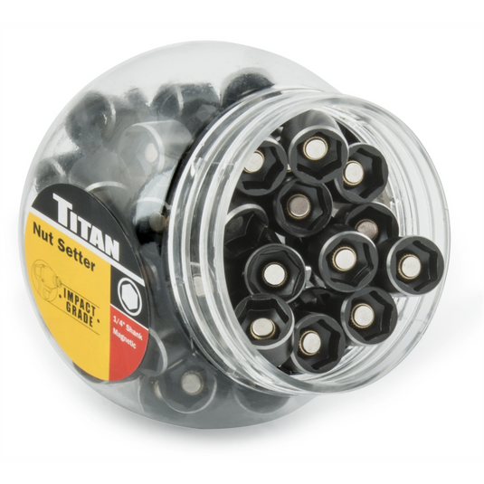 TITAN 50PC 1/2"" Magnetic Nut Setter Display