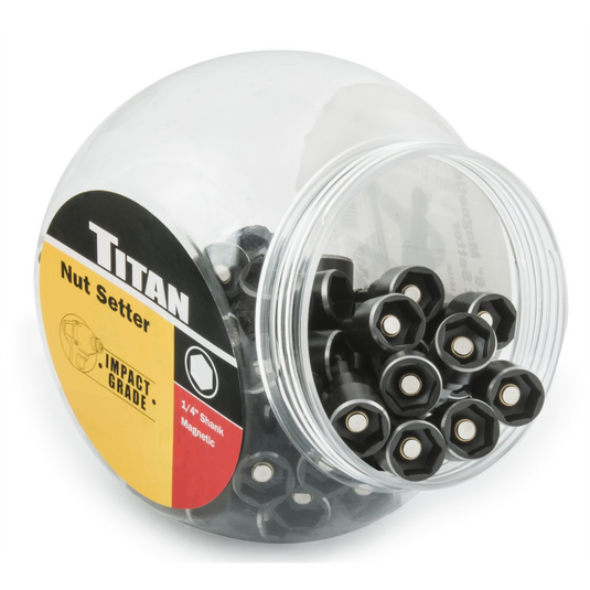 TITAN 50PC 9/16"" Magnetic Nut Setter Display