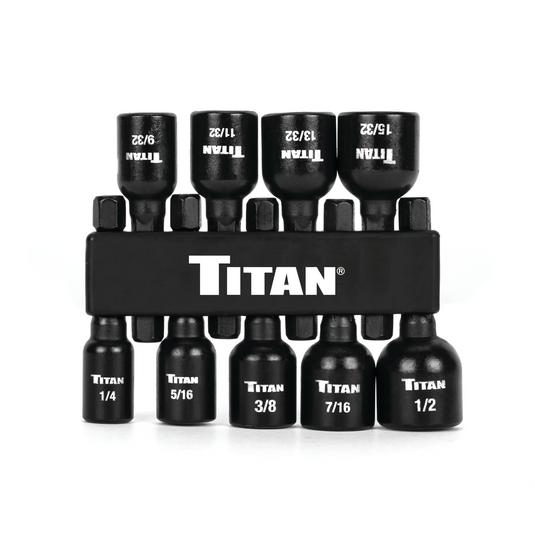 Titan 9 pc. SAE Magnetic Nut Setter