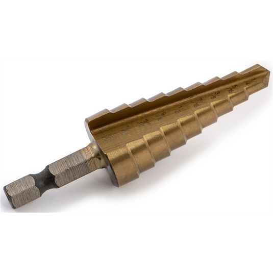 TITAN TITANIUM STEP DRILL BIT - 1/4"" - 3/4