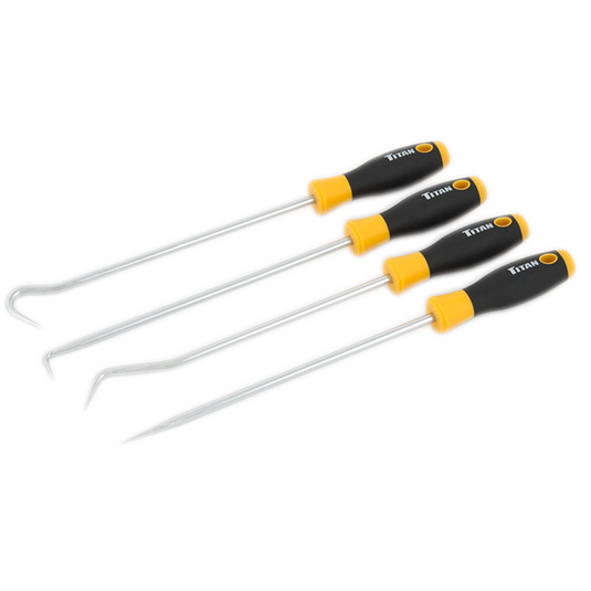 TITAN 4-PC EXTRA LONG PICK HOOK SET