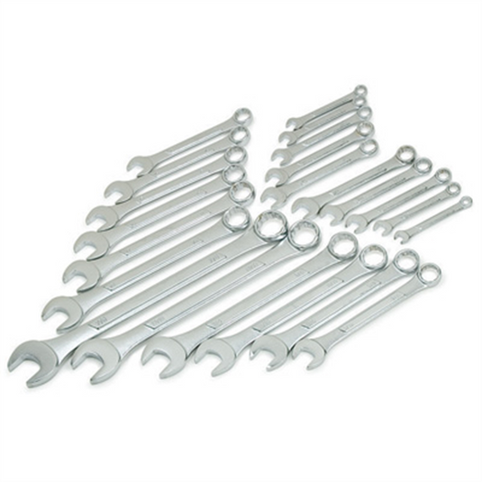 TITAN 22-PC RAISED PANEL SAE METRIC WRENCH SET
