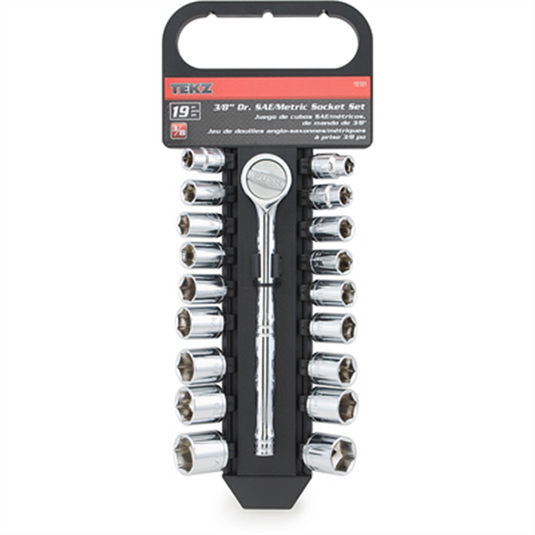 TITAN 19pc 3/8"" Dr. SAE/MM Socket Set