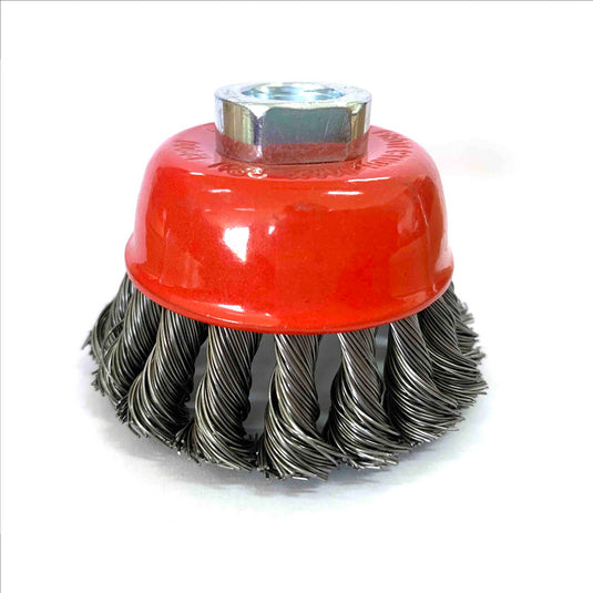 Titan 3 in. knotted Wire Bowl Cup Brush