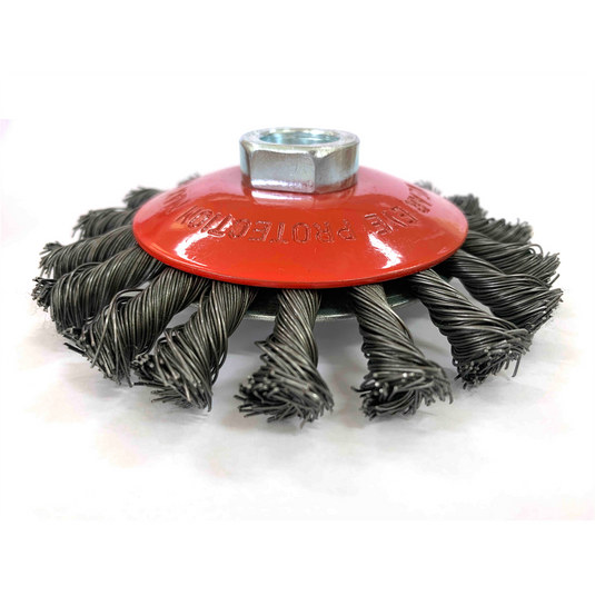 Titan 4-1/2 in. Knotted Bevel Wire Wheel