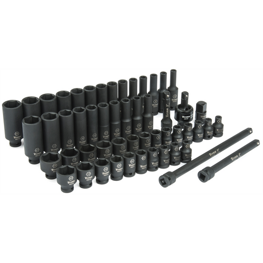 TITAN 53-PC 1/4"" DR SAE AND METRIC I