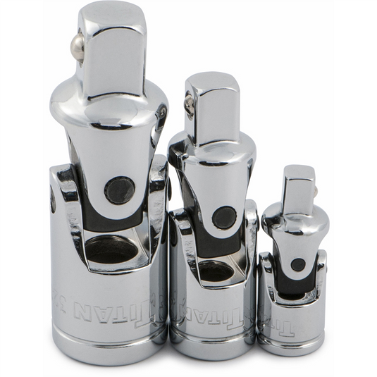 TITAN 3PC UNIVERSAL JOINT SET