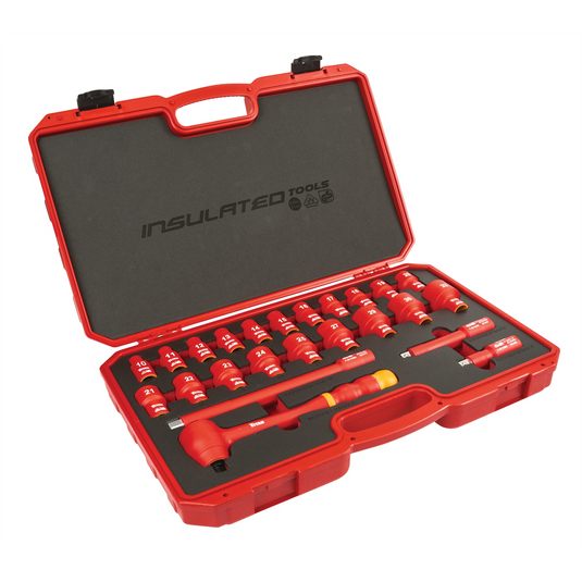 TITAN 24-PC 1/2"" DR VDE INSULATED SO