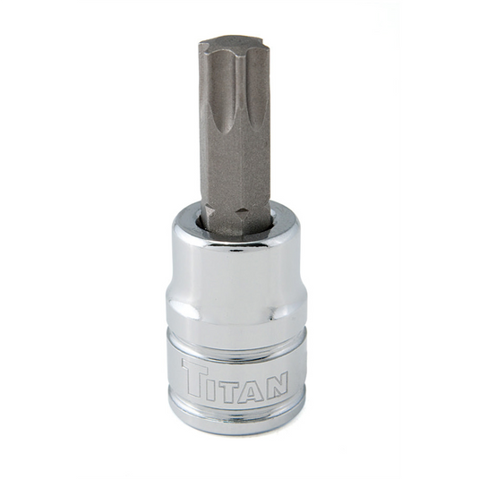 TITAN 3/8"" DR T50 TORX BIT SOCKET
