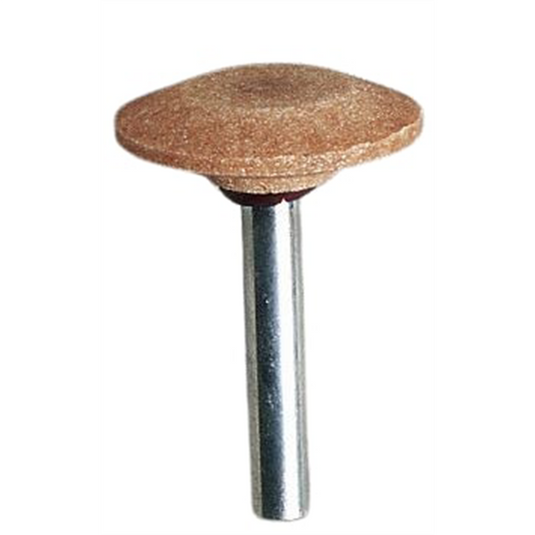 Tire Mechanic's Resource A-37B 1-1/4"" Diameter Brown Stone Buffing Disc