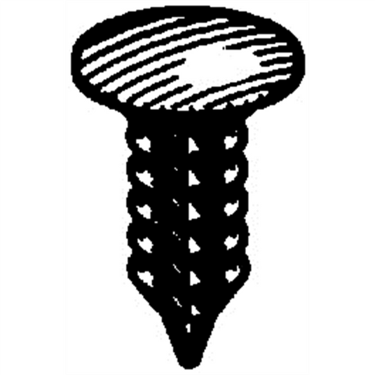 Tire Mechanic's Resource Black Universal Shield Retainer 5/32"" (Bag 100)