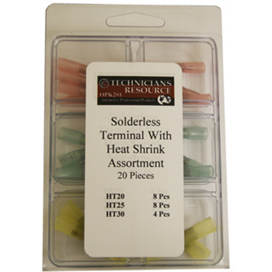 Tire Mechanic's Resource Solderless Term Butt Connect w/ Heat Shrink Tubing