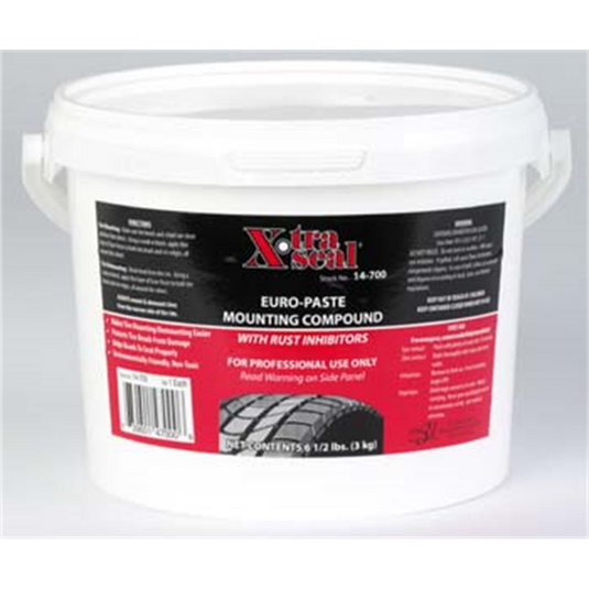 Euro Style White Tire Paste 6.5lb Bucket (4/Case)